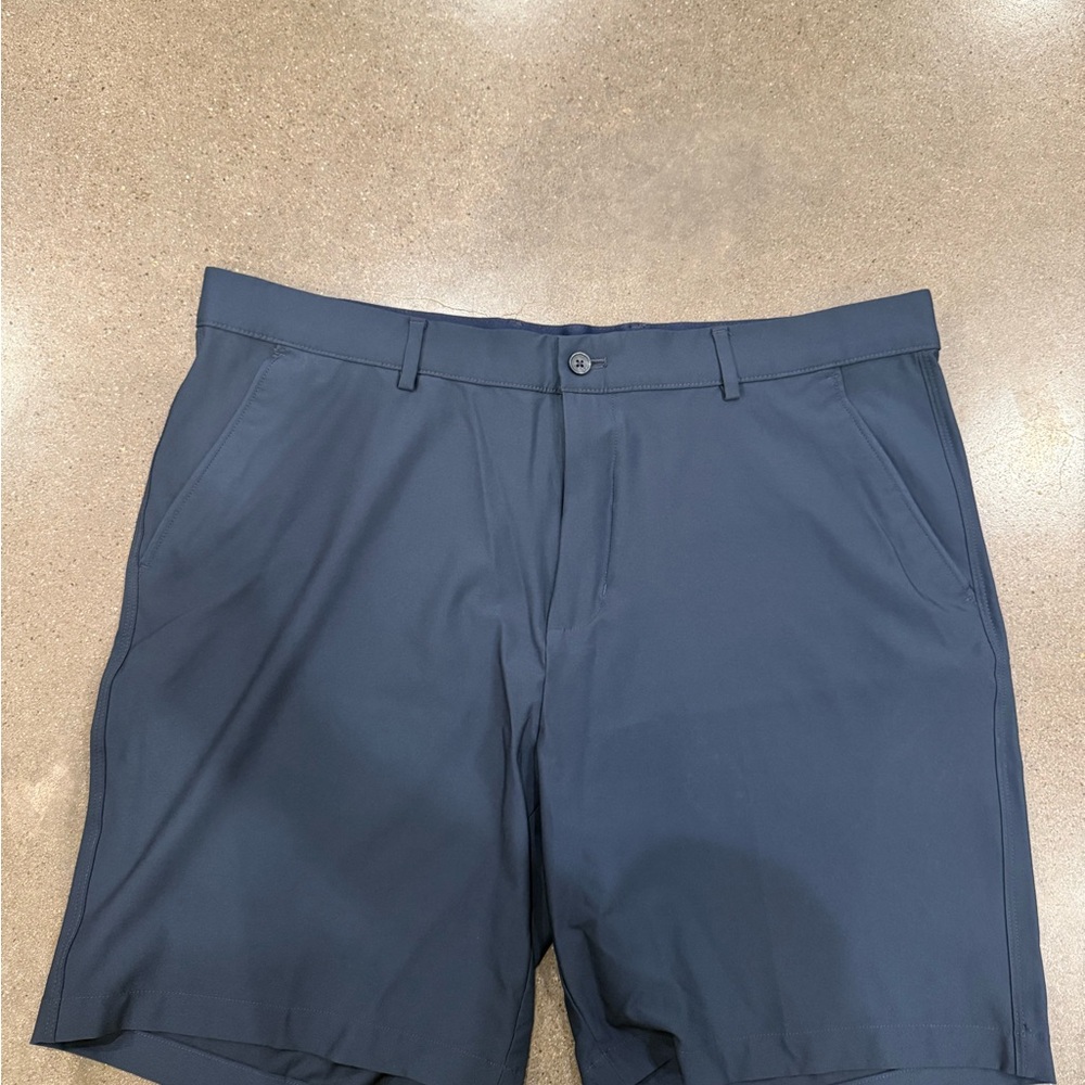 Greg Norman Collection Dark Blue Flat Front Shorts